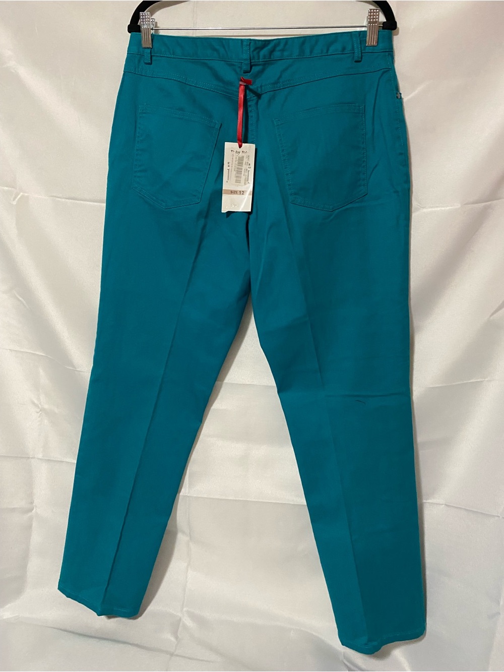 Ruby Rd. Teal Straight-Leg Pants - Picture 2 of 5